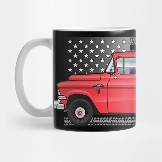 red usa truck by JRCustoms44